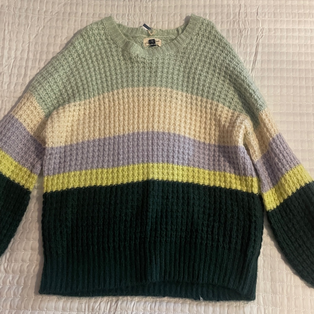 Universal Thread Striped Wool Sweater